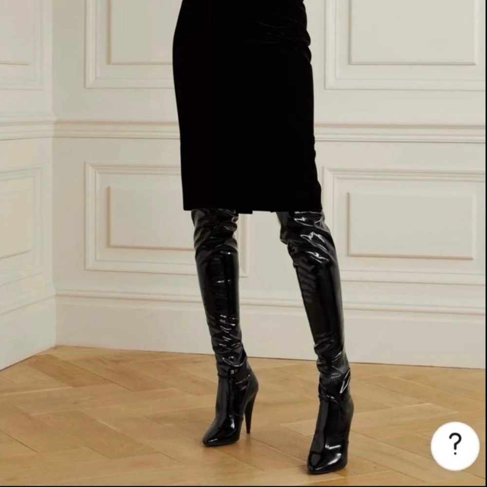 Saint Laurent ‘Aylah’ Over-the-Knee Boots